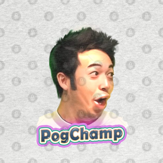 PogChamp Twitch emote redesigned HD with lettering art by therustyart